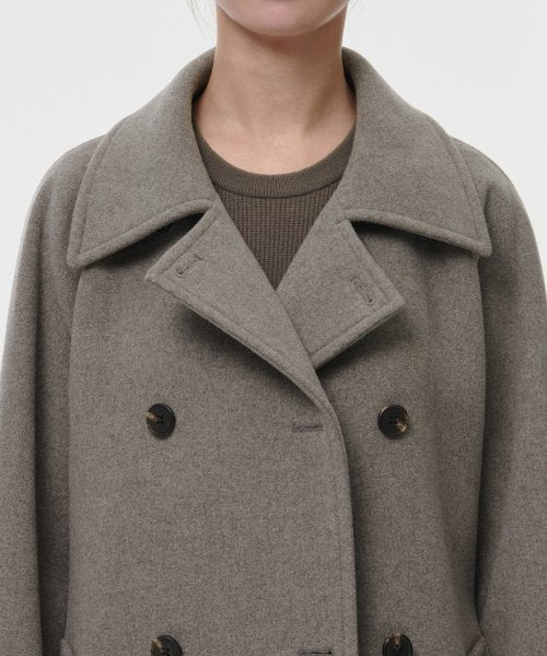MUSINSA STANDARD WOMAN MUSINSA STANDARD WOMAN Cashmere Blend Trench Coat [Taupe]
