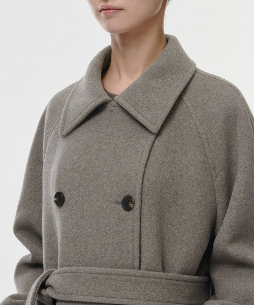 MUSINSA STANDARD WOMAN MUSINSA STANDARD WOMAN Cashmere Blend Trench Coat [Taupe]