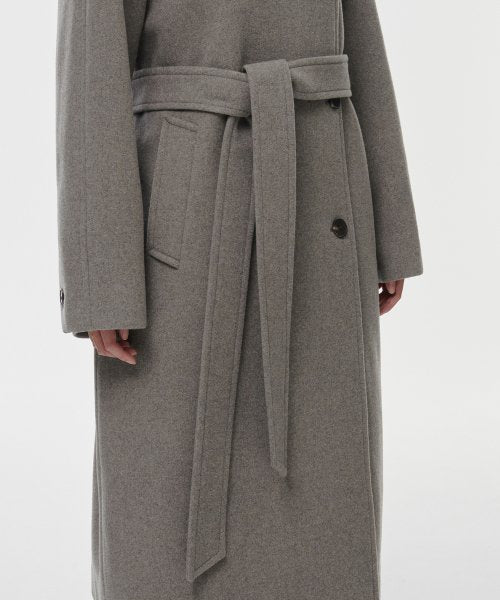 MUSINSA STANDARD WOMAN MUSINSA STANDARD WOMAN Cashmere Blend Trench Coat [Taupe]