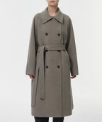 MUSINSA STANDARD WOMAN MUSINSA STANDARD WOMAN Cashmere Blend Trench Coat [Taupe]