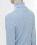 MUSINSA STANDARD WOMAN MUSINSA STANDARD WOMAN Women's Ribbed Slim Turtleneck Knit Sky Blue