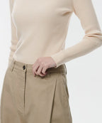 MUSINSA STANDARD WOMAN MUSINSA STANDARD WOMAN Women's Ribbed Slim Turtleneck Knit [Size M]