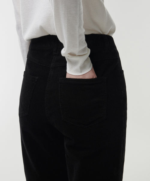 MUSINSA STANDARD WOMAN MUSINSA STANDARD WOMAN Women's Straight Corduroy Pants [Black]