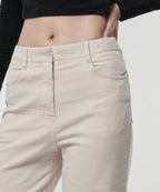 MUSINSA STANDARD WOMAN MUSINSA STANDARD WOMAN Women's Straight Corduroy Pants [Cream]