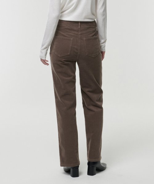 MUSINSA STANDARD WOMAN MUSINSA STANDARD WOMAN Women's Straight Corduroy Pants Khaki Brown