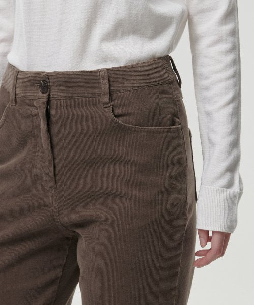 MUSINSA STANDARD WOMAN MUSINSA STANDARD WOMAN Women's Straight Corduroy Pants Khaki Brown