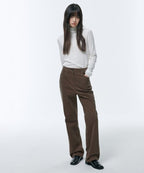 MUSINSA STANDARD WOMAN MUSINSA STANDARD WOMAN Women's Straight Corduroy Pants Khaki Brown
