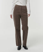 MUSINSA STANDARD WOMAN MUSINSA STANDARD WOMAN Women's Straight Corduroy Pants Khaki Brown