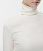 MUSINSA STANDARD WOMAN MUSINSA STANDARD WOMAN Women's T-Shirt Slim Turtleneck Cream