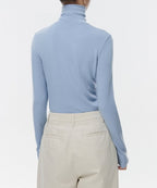 MUSINSA STANDARD WOMAN MUSINSA STANDARD WOMAN Women's T-Shirt Slim Turtleneck Sky Blue
