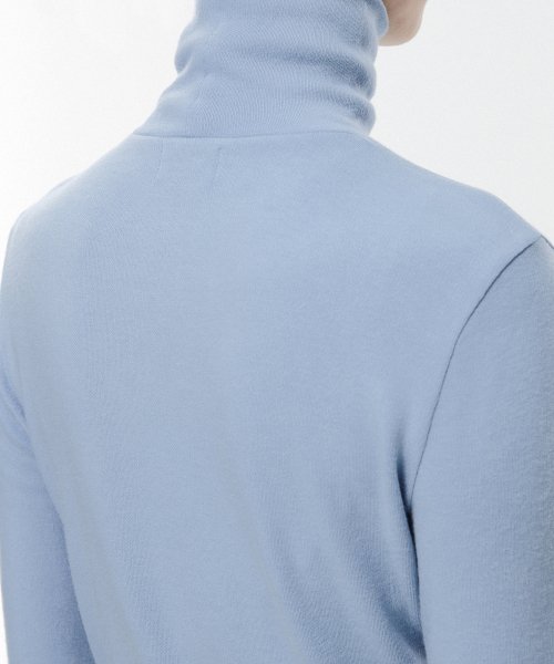 MUSINSA STANDARD WOMAN MUSINSA STANDARD WOMAN Women's T-Shirt Slim Turtleneck Sky Blue