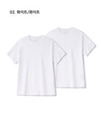 MUSINSA STANDARD WOMAN MUSINSA STANDARD WOMAN Women's Relaxed Fit Crew Neck T-Shirt 2 Pack