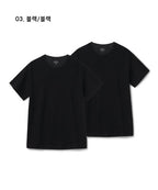 MUSINSA STANDARD WOMAN MUSINSA STANDARD WOMAN Women's Relaxed Fit Crew Neck T-Shirt 2 Pack