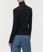 MUSINSA STANDARD WOMAN Ribbed Slim Turtle Neck T-Shirt