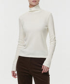 MUSINSA STANDARD WOMAN Ribbed Slim Turtle Neck T-Shirt