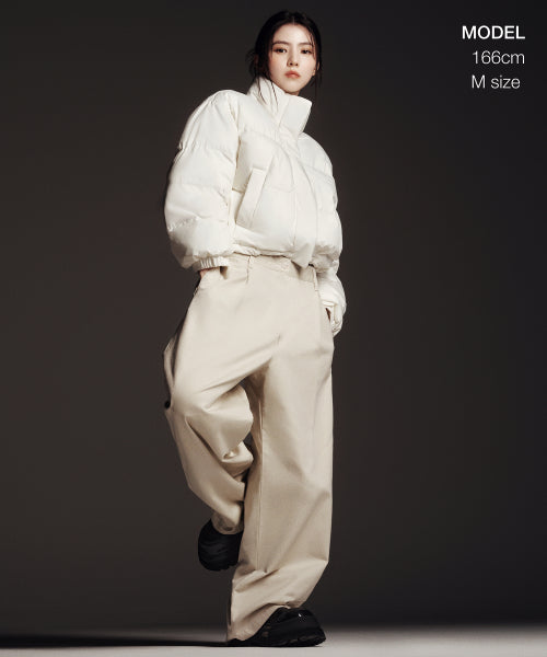 MUSINSA STANDARD WOMAN MUSINSA STANDARD WOMAN Padded Jacket Ivory