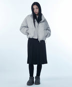 MUSINSA STANDARD WOMAN MUSINSA STANDARD WOMAN Padded Jacket Ash Gray