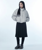 MUSINSA STANDARD WOMAN MUSINSA STANDARD WOMAN Padded Jacket Ash Gray