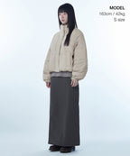 MUSINSA STANDARD WOMAN MUSINSA STANDARD WOMAN Padded Jacket Light Beige