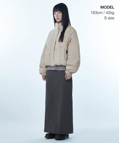 MUSINSA STANDARD WOMAN MUSINSA STANDARD WOMAN Padded Jacket Light Beige