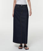 MUSINSA STANDARD WOMAN MUSINSA STANDARD WOMAN Denim Maxi Skirt Deep Indigo