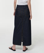 MUSINSA STANDARD WOMAN MUSINSA STANDARD WOMAN Denim Maxi Skirt Deep Indigo