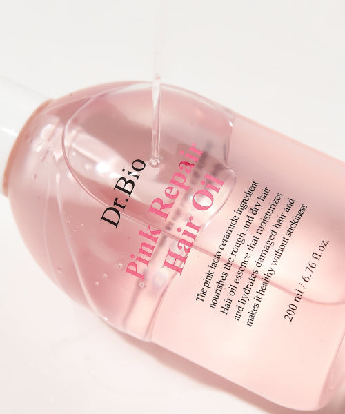 DR.BIO Pink Repair Hair Oil 200ml ㅣ Improve hair cuticles for damaged hair, no stickiness
