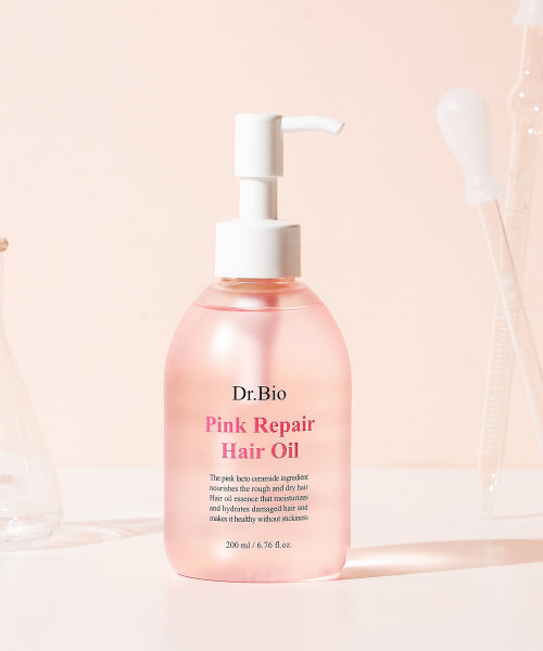 DR.BIO Pink Repair Hair Oil 200ml ㅣ Improve hair cuticles for damaged hair, no stickiness