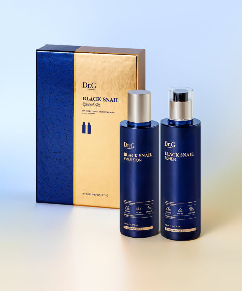 DR.G DR.G Black Snail Gift Set (Toner 150mL, Emulsion 150mL)
