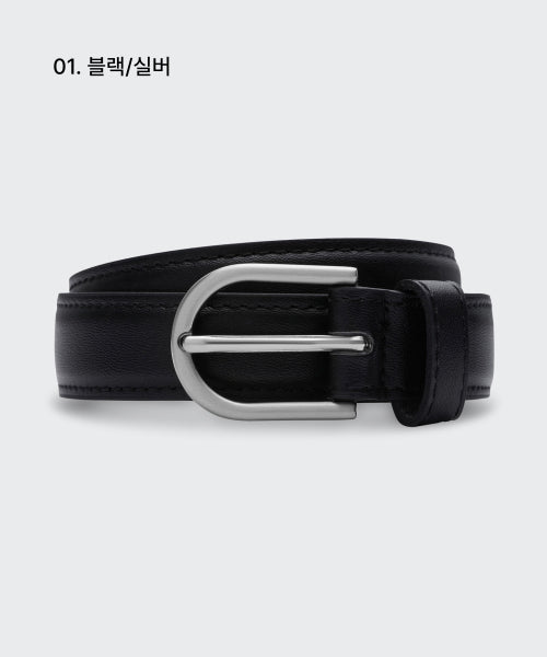 MUSINSA STANDARD WOMAN MUSINSA STANDARD WOMAN Women's Synthetic Leather Slim Belt 20mm