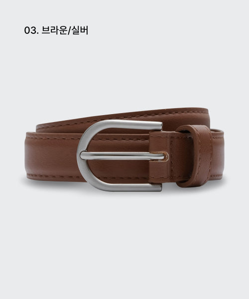 MUSINSA STANDARD WOMAN MUSINSA STANDARD WOMAN Women's Synthetic Leather Slim Belt 20mm
