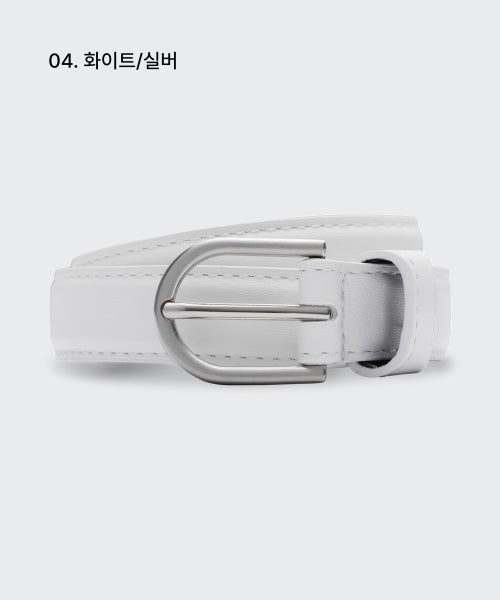 MUSINSA STANDARD WOMAN MUSINSA STANDARD WOMAN Women's Synthetic Leather Slim Belt 20mm