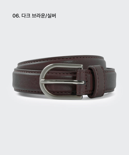 MUSINSA STANDARD WOMAN MUSINSA STANDARD WOMAN Women's Synthetic Leather Slim Belt 20mm