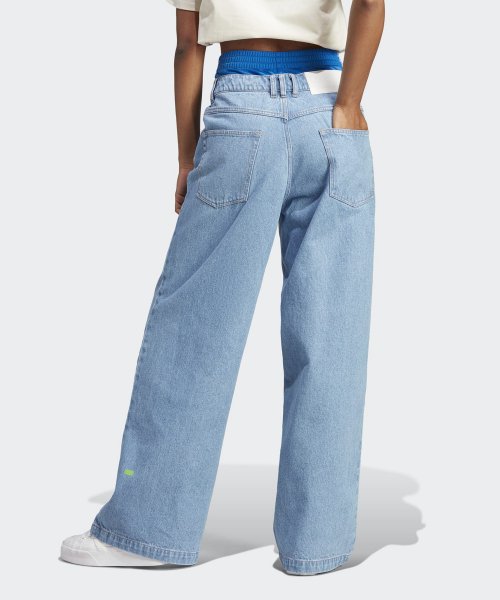 ADIDAS ADIDAS Boxer Denim Pants - Blue