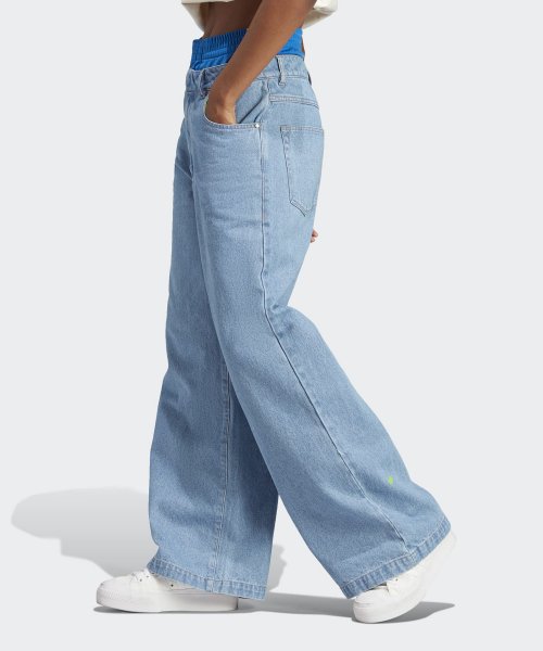 ADIDAS ADIDAS Boxer Denim Pants - Blue