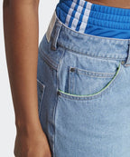 ADIDAS ADIDAS Boxer Denim Pants - Blue