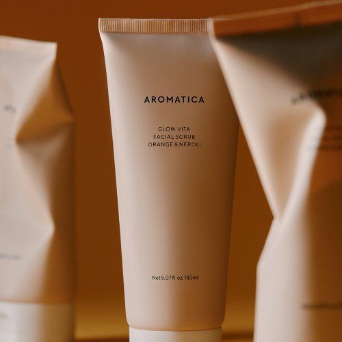 aromatica1 Glow Vita Facial Scrub Orange & Neroli 150ML (pore exfoliating care)