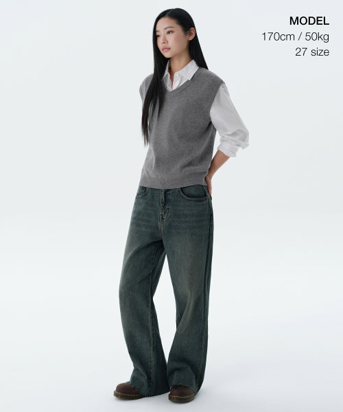 MUSINSA STANDARD WOMAN MUSINSA STANDARD WOMAN Denim Pants 90s Baggy