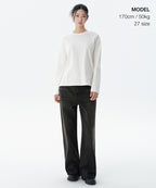 MUSINSA STANDARD WOMAN MUSINSA STANDARD WOMAN Denim Pants Rusty Black