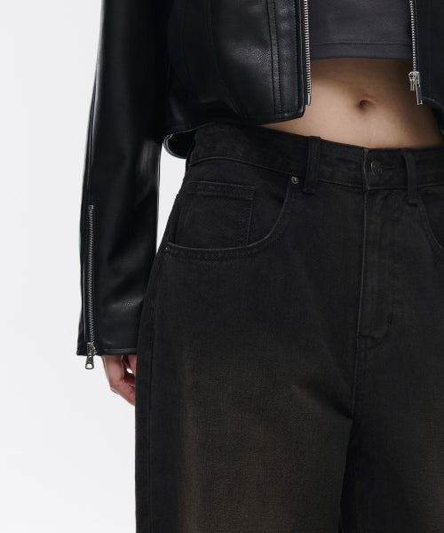MUSINSA STANDARD WOMAN MUSINSA STANDARD WOMAN Denim Pants Rusty Black