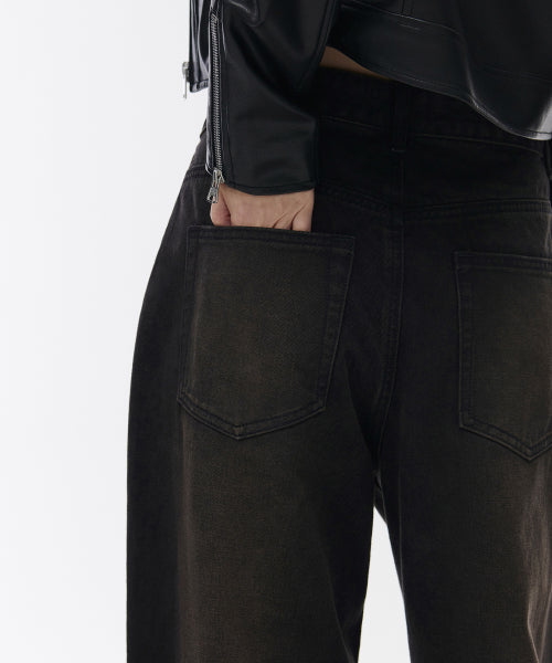 MUSINSA STANDARD WOMAN MUSINSA STANDARD WOMAN Denim Pants Rusty Black