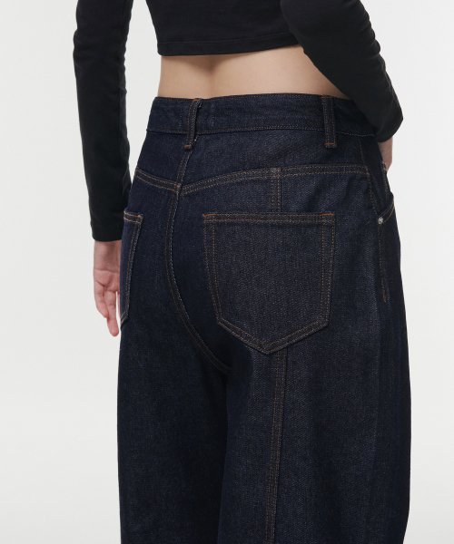 MUSINSA STANDARD WOMAN MUSINSA STANDARD WOMAN Women's Denim Pants [Deep Indigo]