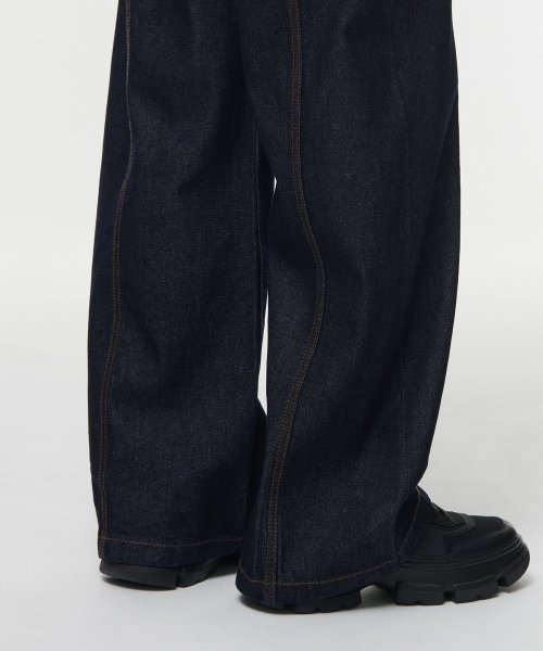 MUSINSA STANDARD WOMAN MUSINSA STANDARD WOMAN Women's Denim Pants [Deep Indigo]