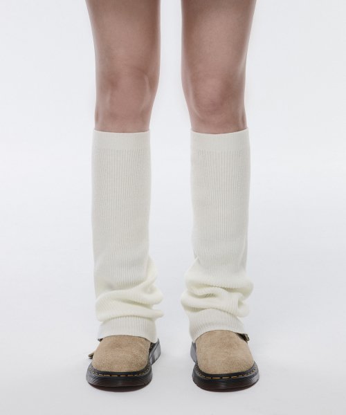 MUSINSA STANDARD WOMAN MUSINSA STANDARD WOMAN Women's Knit Leg Warmer [Ivory]