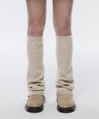 MUSINSA STANDARD WOMAN MUSINSA STANDARD WOMAN Women's Knit Leg Warmer [Light Beige]