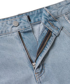 MUSINSA STANDARD WOMAN MUSINSA STANDARD WOMAN Women's Frey Side Wide Denim Pants [Light Indigo]