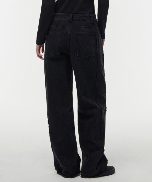 MUSINSA STANDARD WOMAN MUSINSA STANDARD WOMAN Women's Frey Side Wide Denim Pants