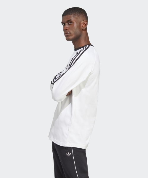 ADIDAS ADIDAS T-Shirt Long Sleeve - White