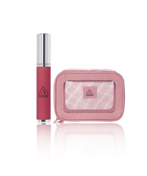 3CE HAZY LIP CLAY + TWO GO POUCH