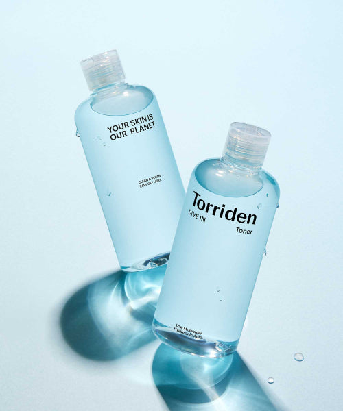Torriden [SET] Dive-in low molecular weight hyaluronic acid toner 300ml x 2 (+Dive-in cream 20ml)